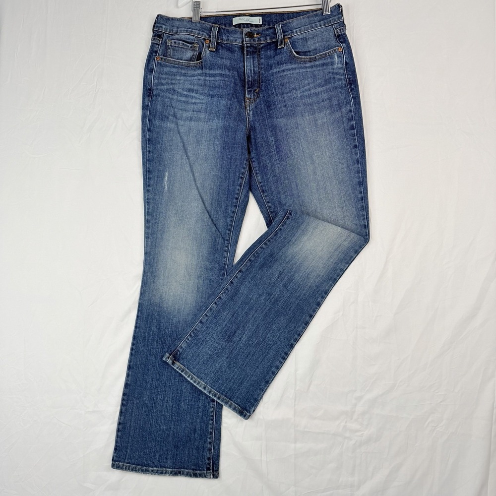 Levis 515 Bootcut Jeans Women's 12 M High Rise Stretch Medium Wash Denim 33x31.5